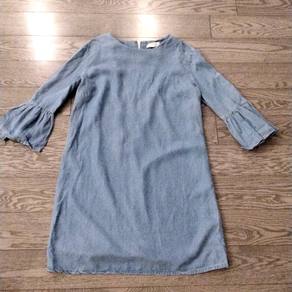 Beautiful denim dress dress by zara